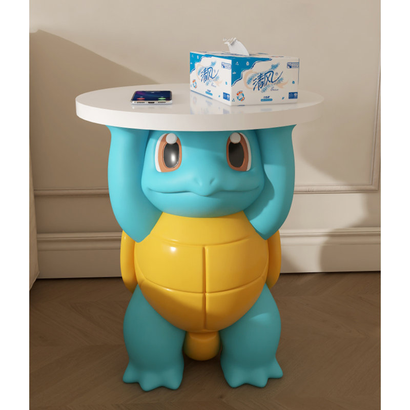 Trinx Modern Minimalist Resin Jinnie Turtle Coffee Table Floor